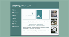 Desktop Screenshot of designing-gardens.co.uk